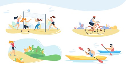 Active Recreation, Sport and Outdoor Games Set