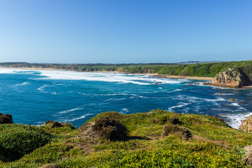 view from the pinnacles lookout, philip island, victoria, australia