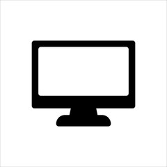 Monitor TV icon. Symbol of Gadget or Device with trendy flat line style icon for web site design, logo, app, UI isolated on white background. vector illustration eps 10