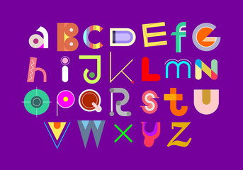 Colorful Font Design
