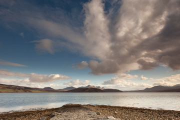 The waters of the North Sea at Tongue