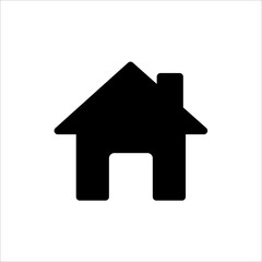 Vector home icon. symbol of house or building with trendy flat style icon for web site design, logo, app, UI isolated on white background