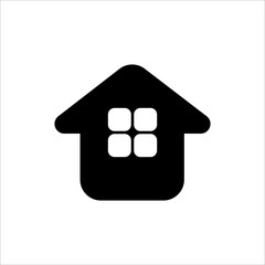 Vector home icon. symbol of house or building with trendy flat style icon for web site design, logo, app, UI isolated on white background