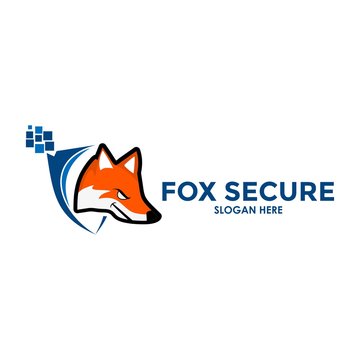 Fox Logo Vector, Fox Secure or Protection Logo Template