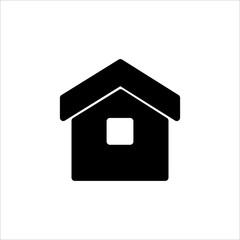Vector home icon. symbol of house or building with trendy flat style icon for web site design, logo, app, UI isolated on white background