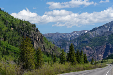 Fototapeta na wymiar Scenery along the San Juan Skyway, Colorado