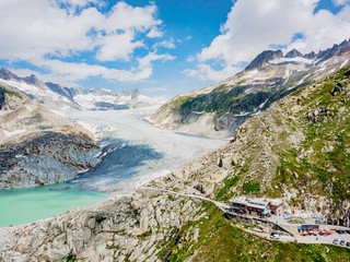 Rhone glacier switzerland