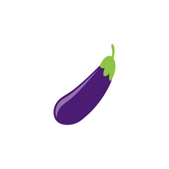 Eggplant logo for design.vector