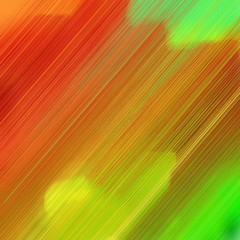 diagonal lines background or backdrop with coffee, yellow green and lime green colors. digital abstract art. square graphic with strong color