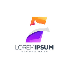 bird logo design vector illustration