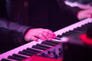 Obraz premium Klaviertastatur Rock