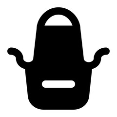 Apron Glyph Icon Vector