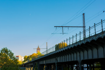 Chemnitz Old Viaduct, a landamark of the german city located in downtown.