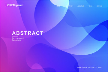 Abstract Fluid, liquid, wavy, gradient, flowing, dynamic shape background combination