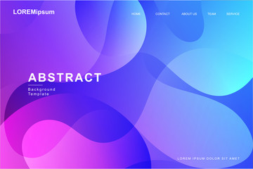 Abstract Fluid, liquid, wavy, gradient, flowing, dynamic shape background combination