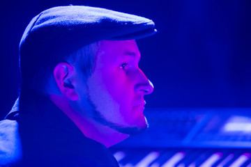 Musiker Keyboarder Live