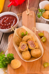 Ascoli stuffed olives. 