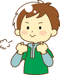 Illustration of person who decided to do their best