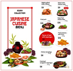 Japanese cuisine, traditional meal menu