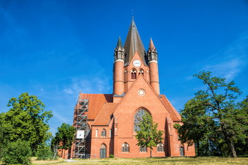 pauluskirche in halle an der saale, deutschland