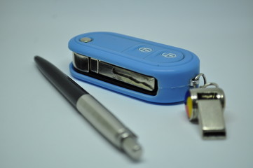 car key isolated on white background