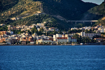 Fototapeta premium Panorama of Loutra Edipsou Evia Island