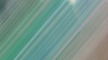 Obraz premium diagonal lines background or backdrop with light slate gray, silver and sea green colors. dreamy digital abstract art