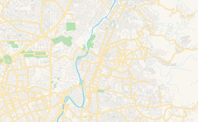 Printable street map of Marikina, Philippines