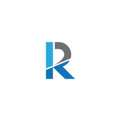 R letter logo template vector icon