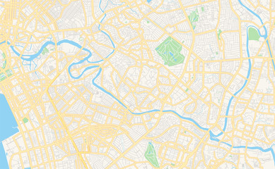 Printable street map of Mandaluyong, Philippines