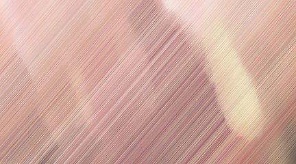 diagonal motion speed lines background or backdrop with tan, antique fuchsia and pastel pink colors. dreamy digital abstract art