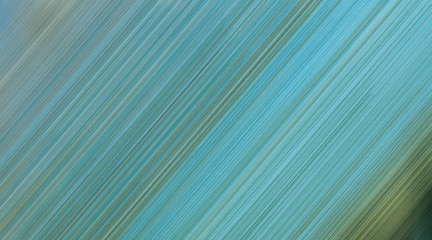 elegant concept of colorful speed lines with cadet blue, dark olive green and sky blue colors. good as background or backdrop wallpaper