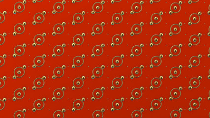 Interior pattern, architectural background. 3d illustration, 3d rendering.