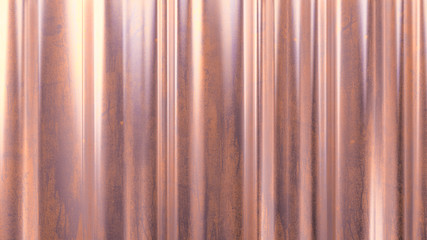 Obraz premium Luxury elegant metal gold background. 3d illustration, 3d rendering.