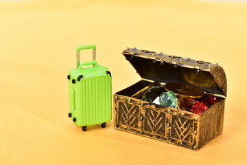 キャリーケースと宝物