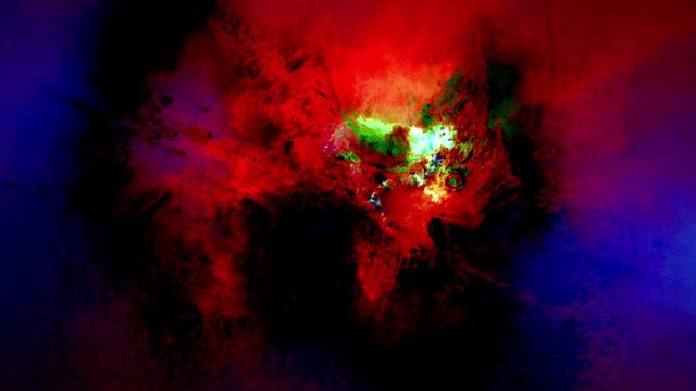 Colorful Glowing Art Background Loop