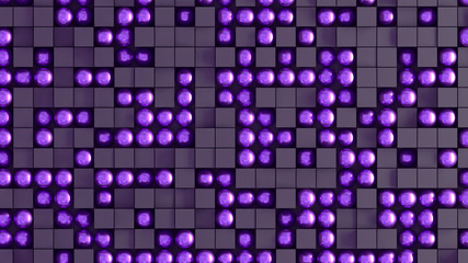 Interior pattern, architectural background. 3d illustration, 3d rendering.