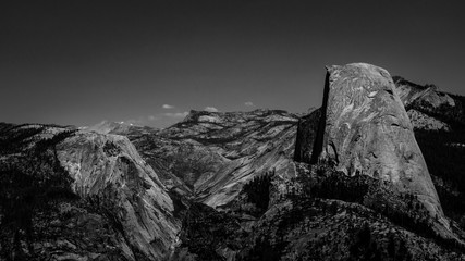 Half Dome black and white