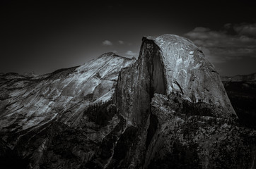 Half Dome black and white