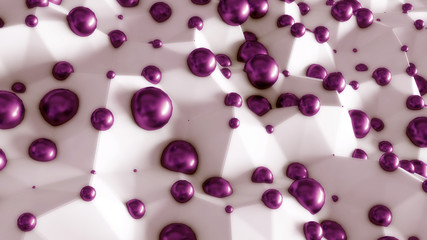 Interior pattern, architectural background. 3d illustration, 3d rendering.