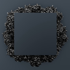 Elegant autumn background. 3d illustration, 3d rendering.