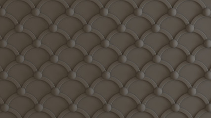 Interior pattern, architectural background. 3d illustration, 3d rendering.