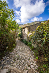 In the abandoned village of Peritheia on Corfu Island