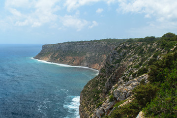 Beautiful coastline at Pilar de la Mola, Formentera