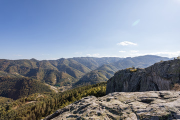 Fototapeta premium Panoramic view landscape from mountain, Bulgaria