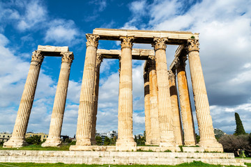 Fototapeta premium Temple of Olympian Zeus in Athens, Greece