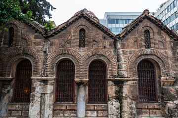 Fototapeta na wymiar Church of Panagia Kapnikarea in Athens, Greece