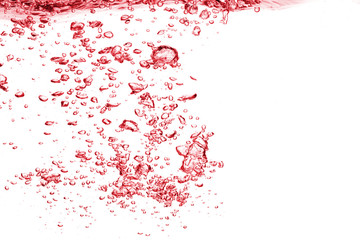 Obraz premium Red bubble splash background
