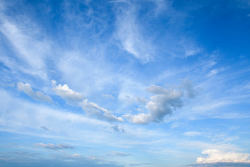 Fototapeta na wymiar blue sky and cloud nobody image