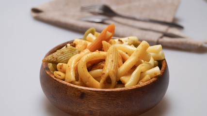pasta in bowl